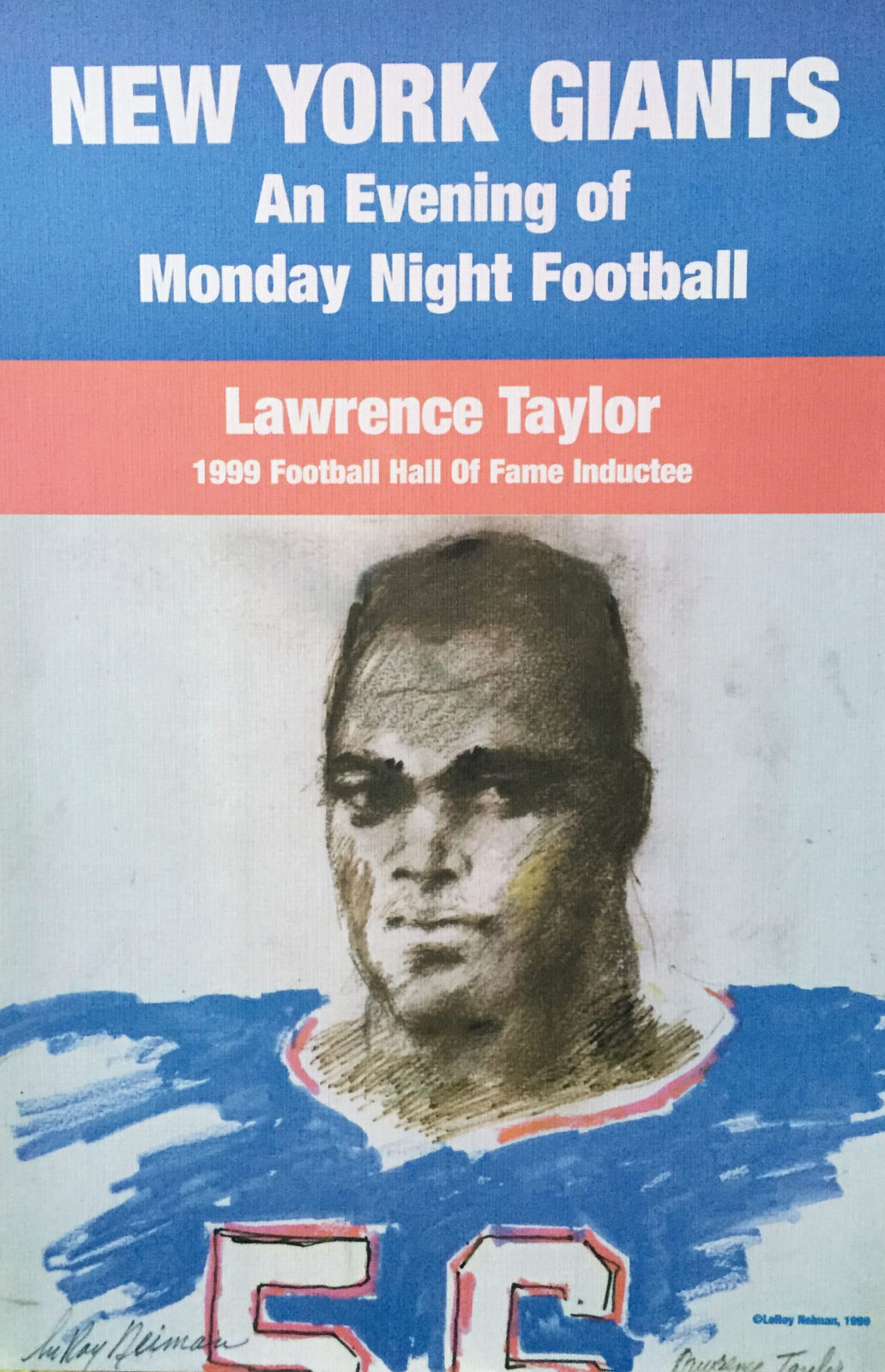 Lawrence Taylor Poster